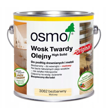 Osmo 3062 Wosk Twardy Olejny 2,5L Matowy