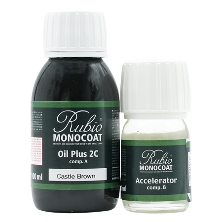 Rubio Monocoat Oil Plus 2C 130ml Castle Brown