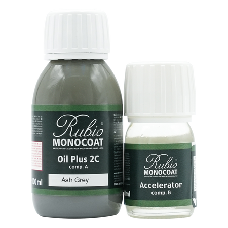 Rubio Monocoat Oil Plus 2C 130ml Ash Grey