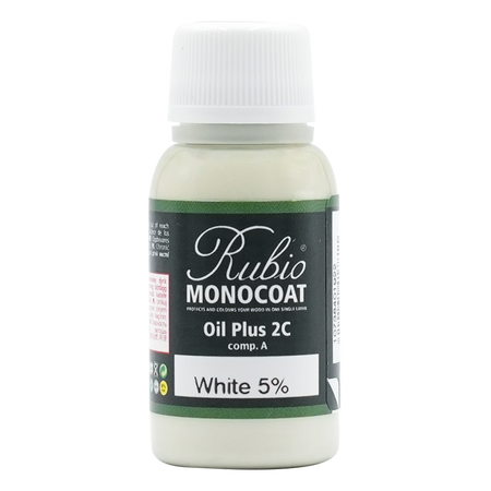 Rubio Monocoat Oil Plus 2C 20ml White 5% 