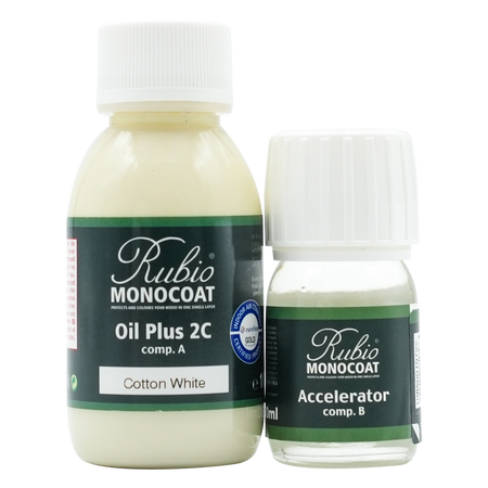 Rubio Monocoat Oil Plus 2C 130ml Cotton White