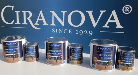 Ciranova Titan Hardwax Oil Silk 2,5L Wosk Twardy olejny