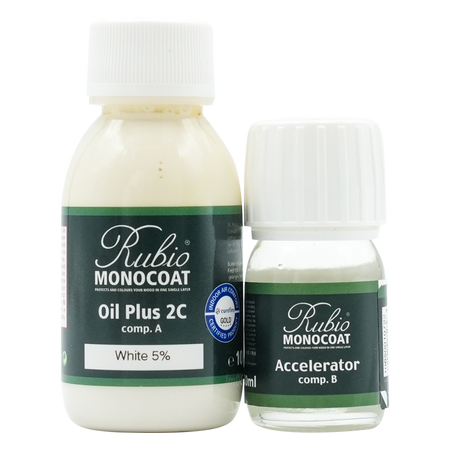 Rubio Monocoat Oil Plus 2C 130ml White 5%