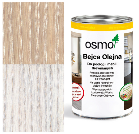Osmo 3501 Weis 1L Olej Barwiący Biały